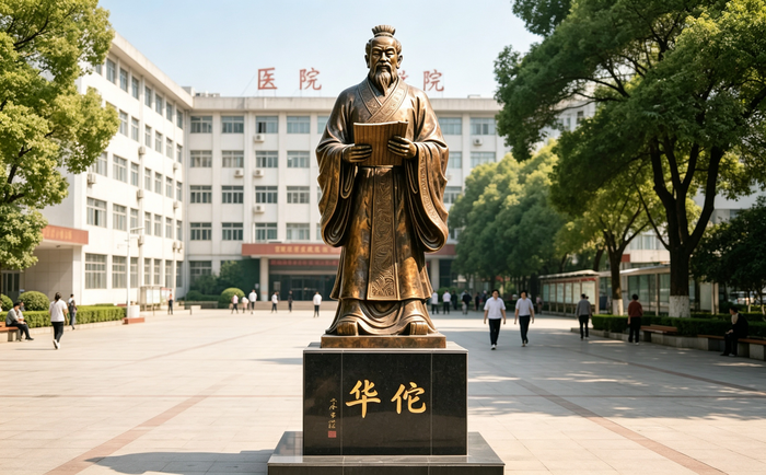古代名醫(yī)定制華佗李時珍站立像