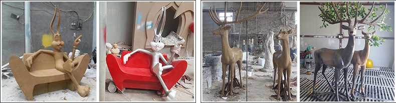 玻璃鋼雕塑制作流程，仿真景觀雕塑廠家