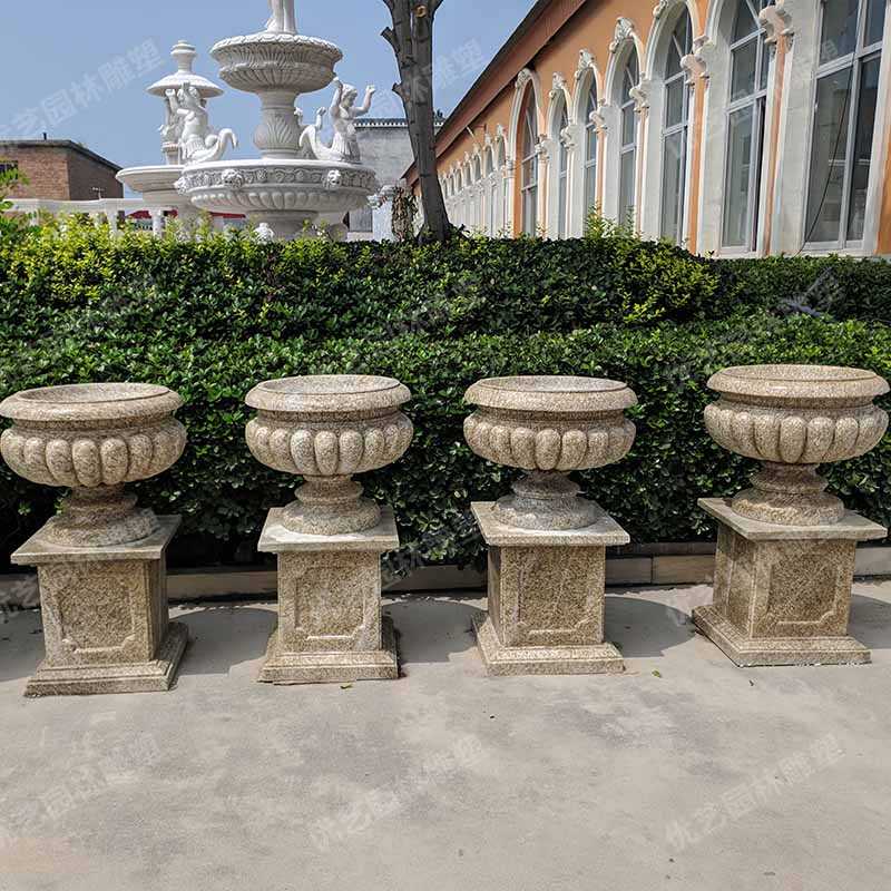 石材花盆，花崗巖花盆