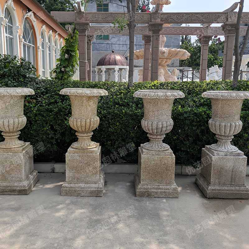 花園景觀花盆，花崗巖花盆