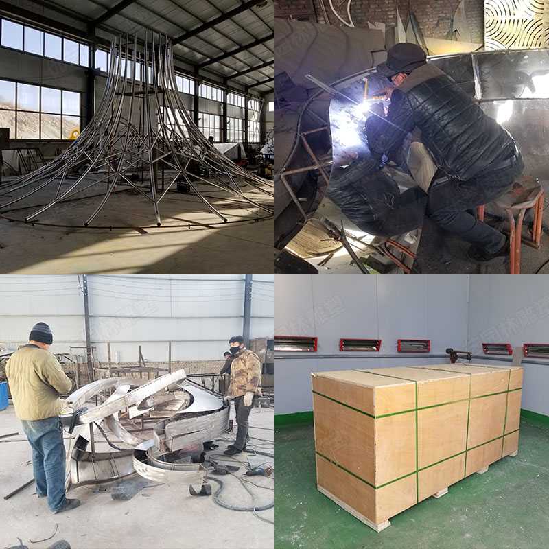 不銹鋼雕塑廠家，景觀雕塑定制